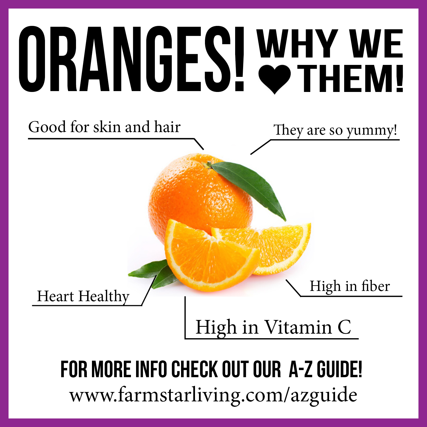 oranges info